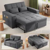 3-in-1 Schlafsofa ausziehbar,Sofa 2 sitzer mit Schlaffunktion – Bild 3