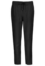 SUBLEVEL Damen Stoffhose mit Bindegürtel - Leichte Viskose Sommerhose – Bild 2