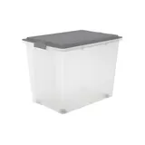 ROTHO Aufbewahrungsbox 70l Gartenbox Werkzeug Keller Lagerkiste Transportkiste – Bild 1