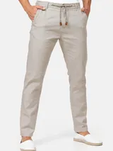 Indicode Herren Leinenhose Veneto-Stoffhose Sommerhose Herrenhose Chino Pants – Bild 3