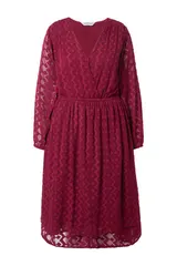 Studio Untold Damen große Größen Midikleid Chiffon mit Rauten Wickeloptik 844070 – Bild 7