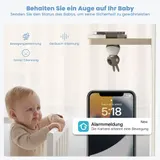 ieGeek Babyphone mit Kamera Drahtlose 2K 3MP 355° PTZ Baby 5" Monitor Temperatur – Bild 8