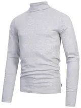 Indicode Herren Langarmshirt Eagon-Rollkragen Shirt Longsleeve Baumwolle Männer – Bild 5