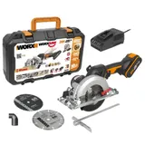 WORX WX531 Akku Hand-Kreissäge 20V Max bürstenloser Motor, 3 Sägeblätter – Bild 1