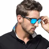 Aluminium Herren HD Sonnenbrille Polarisiert Sport Carbon UV400 Verspiegelt Matt – Bild 14