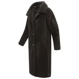 Navahoo Teddyzauber Damen Winter Mantel Jacke lang kuschelig Fleece warm N041 – Bild 9