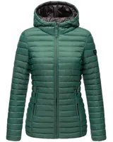 Marikoo Damen Stepp Jacke Steppjacke mit Kapuze gesteppt Übergangsjacke B857 NEU – Bild 2