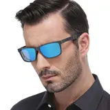 Aluminium Herren HD Sonnenbrille Polarisiert Sport Carbon UV400 Verspiegelt Matt – Bild 10