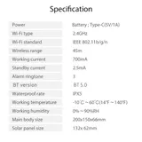 Solarbetriebener WLAN-Außenalarm Mit Bluetooth 5.0 IPX5 Wasserdicht Echtz P1G1 – Bild 16