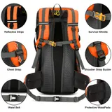 50L Rucksack Wasserdicht Wanderrucksack Reise Sport Trekkingrucksack Regenhülle – Bild 10