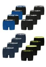 Head Herren Basic Boxer Pant Shorts Unterwäsche Unterhose 4 er Pack  – Bild 2