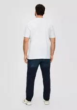 S.OLIVER Herren T-Shirt Übergrößen XXL 3XL 4XL 5XL Rundhals 100% Baumwolle Logo  – Bild 3
