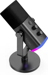 FIFINE Streaming Mikrofon für Podcast Studio USB Dynamisch Microphone Gaming PC – Bild 1