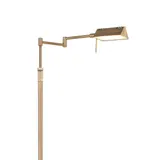 Steinhauer Bronsfarbige Stehlampe Karl 5895BR mit Dimmer und höhenverstellbar – Bild 8