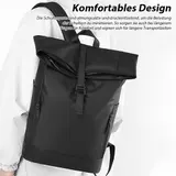 Rolltop Rucksack Wasserdicht Freizeitrucksack Schulrucksack Cityrucksack – Bild 6