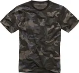 Brandit T-Shirt Herren Premium T-Shirt darkcamo Basics 100% Baumwolle – Bild 1