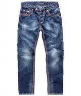Rock Creek Herren Jeans Hose Dunkeblau Comfort Fit dicke Nähte Denim NEU RC-2272 – Bild 8
