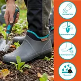 Gardena Gummistiefel Gartenstiefel Low Cut Neopren Dunkelgrau Memory Foam – Bild 3