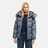 Navahoo Damen Herbst Winter Steppjacke Puffer Jacke gesteppt glänzend N164 – Bild 2