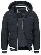 Indicode Herren Winterjacke Marlon-Jacke Steppjacke Kapuze Daunen Optik Männer – Bild 1