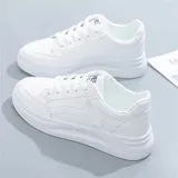 Damen Turnschuhe Komfort Sneaker Schnürung Sportschuhe Klassisch Freizeitschuhe – Bild 5