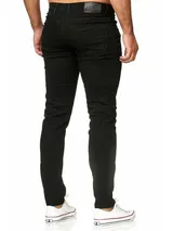 TAZZIO Jeans Slim Fit Herren Jeanshose Stretch Designer Hose Denim Black – Bild 3