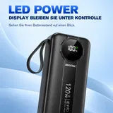 Power bank 1000000mAh 120W Tragbar Schnellladegerät Batterie Ladegerät Für Handy – Bild 16