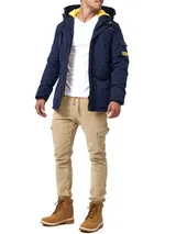 Indicode Herren Parka Ocala-Winterjacke Wintermantel Kapuze Mantel Männer – Bild 5
