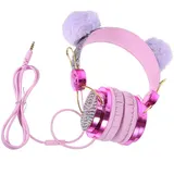  Schöne Plüsch-Kopfhörer mit Kabel und Geräuschunterdrückung für Kinder und – Bild 7