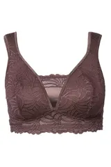 Ulla Popken Damen große Größen Bralette Spitze ohne Bügel 810224 – Bild 5