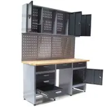 Werkstatt Combi-Set Werkbank 06276 Werkzeugschrank + Werkzeugwand 06278 Lochwand – Bild 6