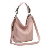 DAMEN TASCHE SHOPPER HOBO BAG SCHULTERTASCHE UMHÄNGETASCHE LEDER OPTIK REISE – Bild 2