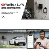 dé Typ 2 Wallbox 11kW mit APP und RFID, 6-16A 3-Phasen EV-Ladegerät 400V 7.5m – Bild 7