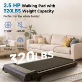 Laufband elektrisch Walking Pad LCD mit 8% Steigung für Zuhause Untertisch 130KG – Bild 7