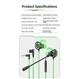 Komfortables In Ear Gaming Headset für typ C 3,5 mm Dual Mikrofon mit – Bild 6