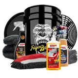 Autowasch Set Sonax Autoshampoo Felgenreiniger Felgenbeast Wascheimer Lackpflege – Bild 1
