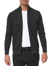 Indicode Herren Strickjacke Lau-Feinstrick Pulli Zip Pullover Männer Baumwolle – Bild 4