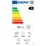 Haier Waschmaschine 9kg A Inverter Motor 1400 U/min Dampf leise 67dB Frontlader – Bild 8