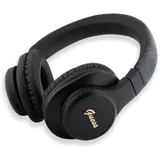 Guess Bluetooth 5.3 Wireless Headset On-Ear Tone On Tone 4G Script Logo Black – Bild 4