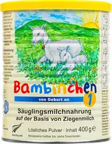 Bambinchen 1 Säuglingsnahrung, 12 Dosen, Ziegenmilch Babynahrung - 12x400g – Bild 2