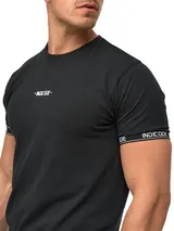 Indicode Herren T-Shirt Lutzy-Herrenshirt Sommershirt Rundhals Baumwolle Männer – Bild 2