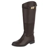 Damen Stiefel mit Reißverschluss Ital-Design 2484 in Braun – Bild 8
