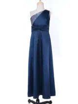 Mädchen Festlich Kleid Elegante Hochzeitskleid EIN-Schulter Blumenmädchenkleider – Bild 7