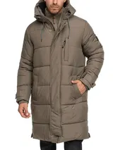 Indicode Herren Parka INStuds-Herrenjacke Wintermantel Parka Männer Kapuze – Bild 2