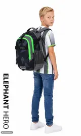 Schulrucksack Jungen Rucksack Elephant Hero 4 T Set 12770 Cyber Camo Grün +rsmr – Bild 2
