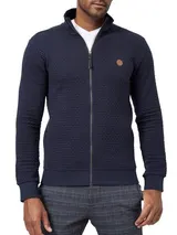 Indicode Herren Sweatjacke Bermie-Strickjacke Pullover Stehkragen Reißverschluss – Bild 4
