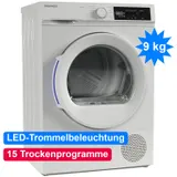 Daewoo Wärmepumpentrockner 9kg Wäschetrockner LED Trommellicht 15 Programme – Bild 1
