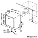 SN63EX22CE Vollintegrierbarer 60 cm Geschirrspüler – Bild 9