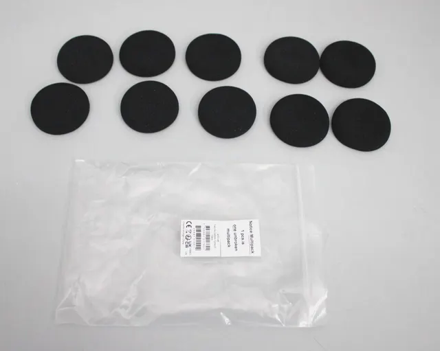10er Pack Jabra Schaumstoff-Ohrpolster für Evolve 20 Schwarz 14101-45 NEU