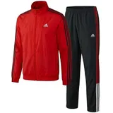 adidas Herren Trainingsanzug Jogginganzug Sportanzug Fußball Fitness rot-schwarz – Bild 1